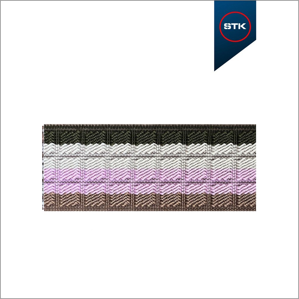 EL&Aacute;STICO STK 2016 35MM SELVA / BAUNILHA / VIOLETA / CAQUI