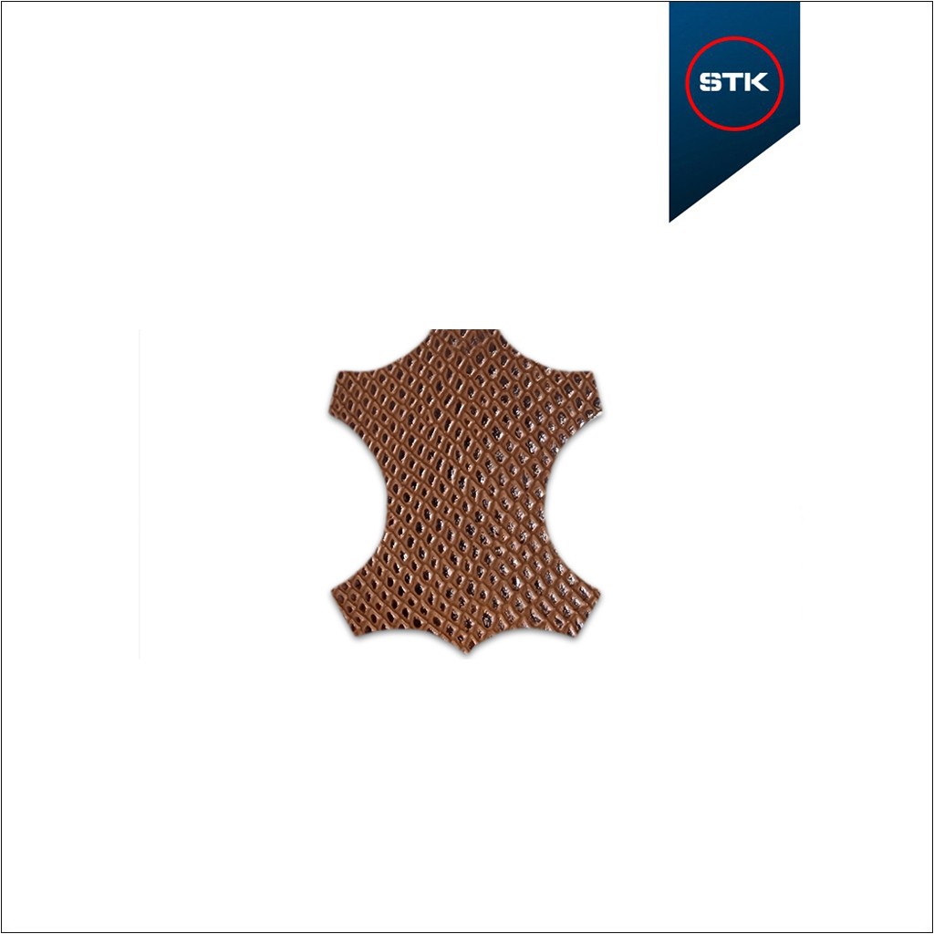 COURO STK SERPENTE CARAMELO