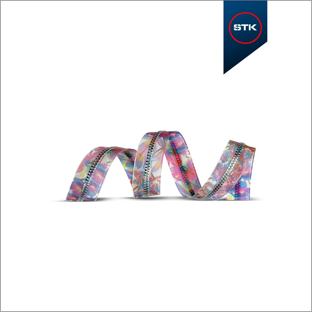 Z&Iacute;PER STK 5,0 DIG VISL.TRANSPARENTE IRIS NEON (FLORAL)